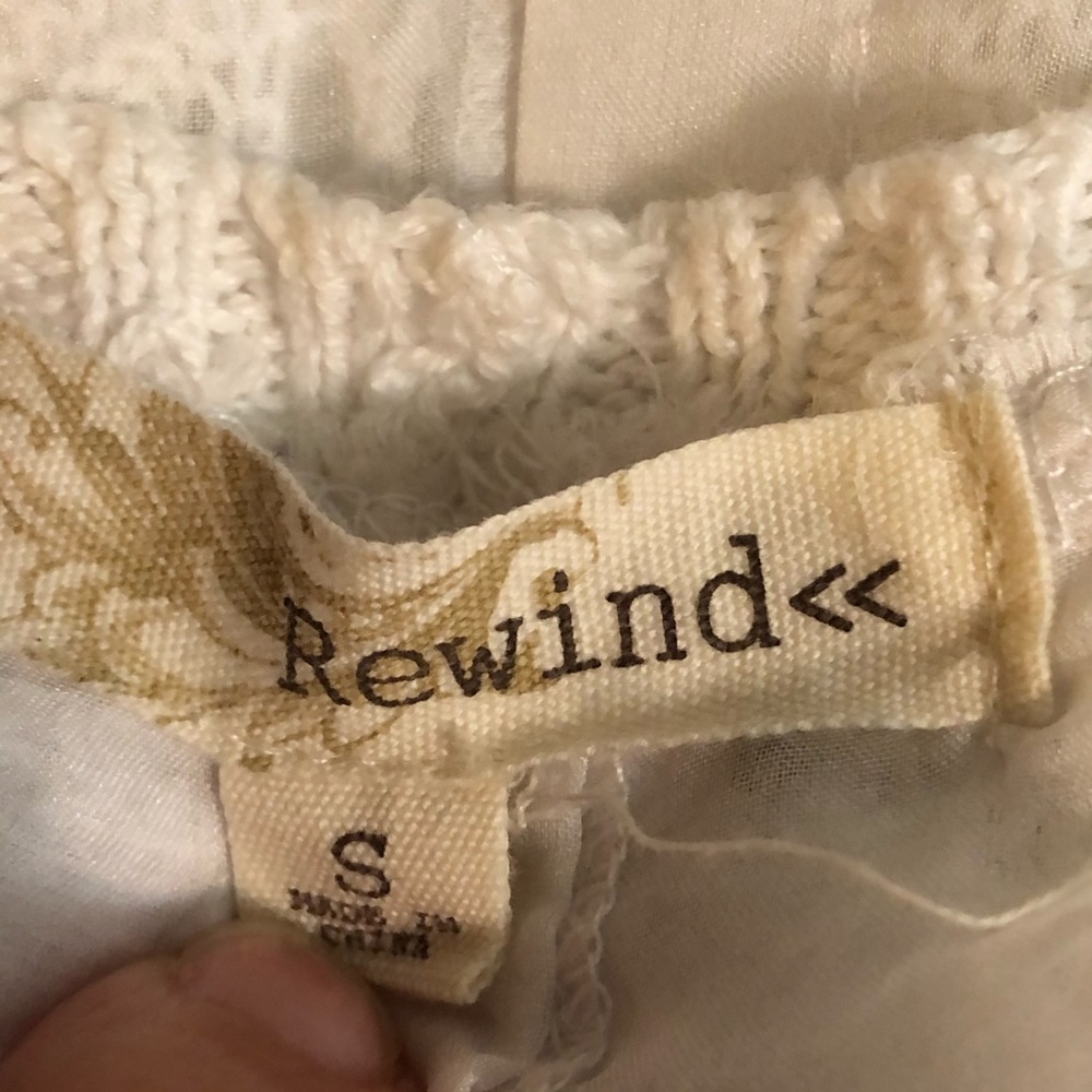 Rewind Crochet Button Back Tank - image 7